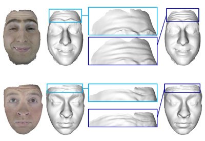 Lightweight Wrinkle Synthesis for 3D Facial Modeling and Animation