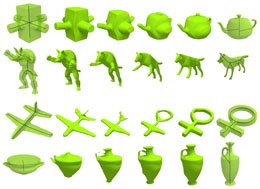 Skeleton-guided 3D shape distance field metamorphosis