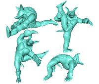 Interactive Shape Manipulation Based on Space Deformation with Harmonic-Guided C