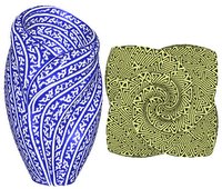 Feature-Aligned Shape Texturing